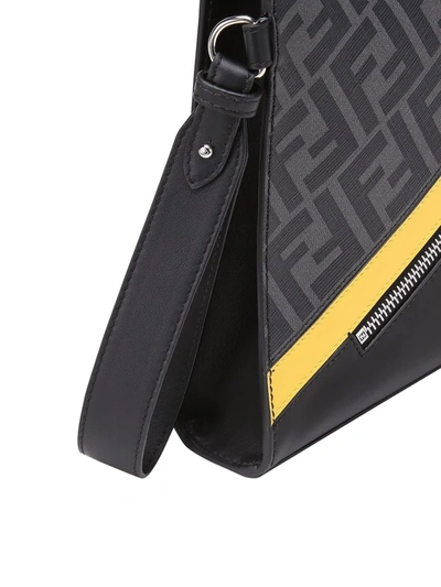 Shop Fendi Logo Wallet In Black