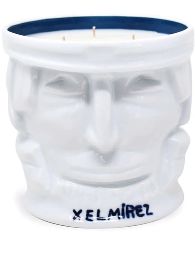 Shop Sargadelos Xelmirez Scented Candle In Blau