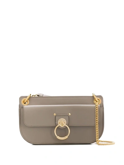 Shop Chloé Tess Crossbody Pouch In Neutrals