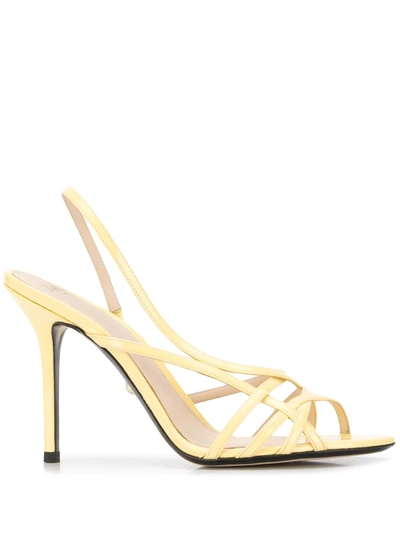 Shop Alevì Tiffany Open-toe Sandals In Yellow