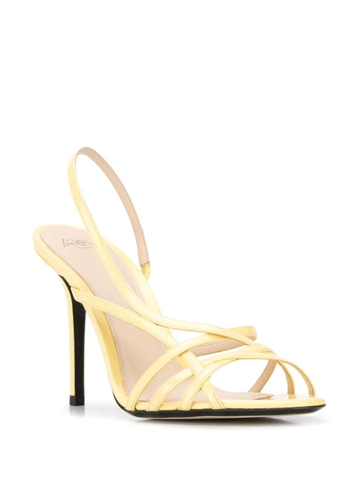 Shop Alevì Tiffany Open-toe Sandals In Yellow