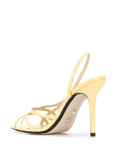 Shop Alevì Tiffany Open-toe Sandals In Yellow