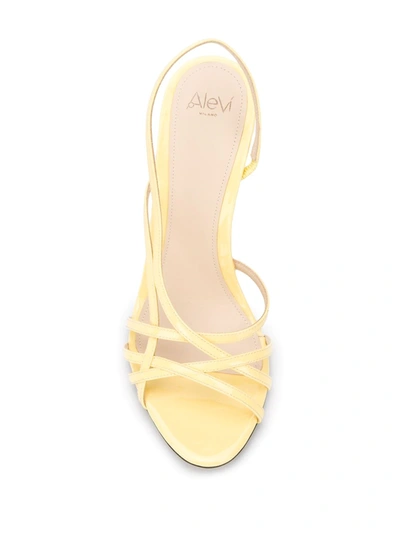 Shop Alevì Tiffany Open-toe Sandals In Yellow