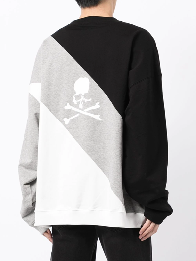 Shop Mastermind Japan Logo-print Cotton Sweatshirt In Schwarz