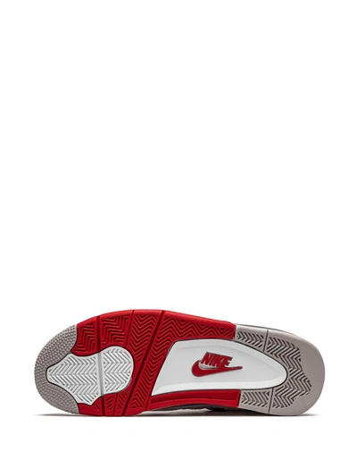 Shop Jordan Air  4 Retro "fire Red 2020" Sneakers In White