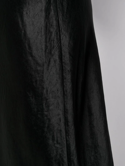 Shop Vince High-waisted Midi Skirt In Black