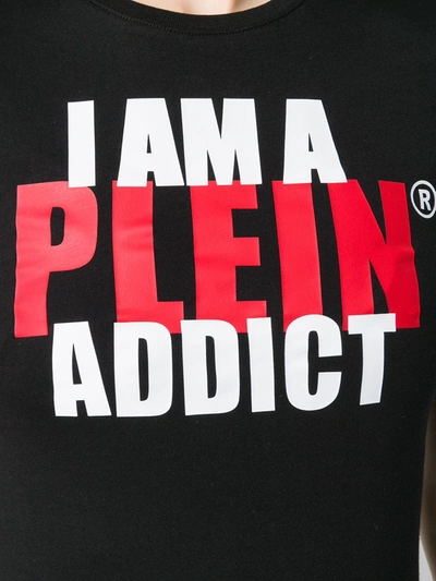 Shop Philipp Plein Statement T-shirt In Black