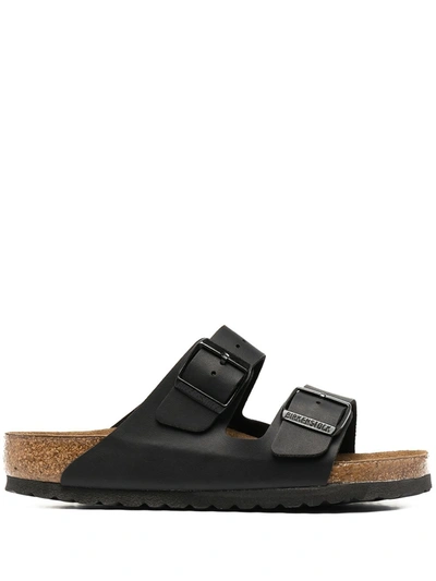 Shop Birkenstock Arizona Double-strap Sandals In Black