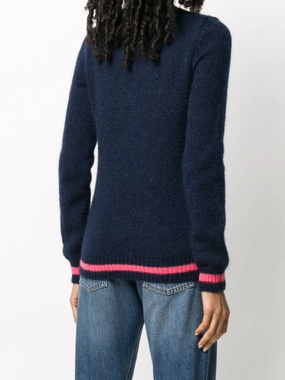 Shop Dsquared2 Logo-motif Jumper In Blue