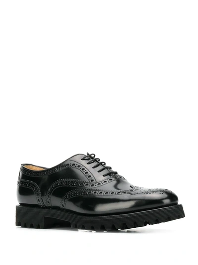 Church's Commando Sole Oxford Shoes In Black