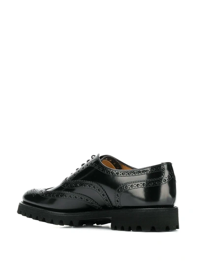Church's Commando Sole Oxford Shoes In Black
