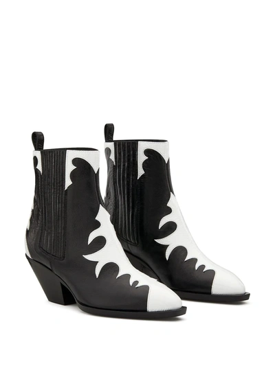 Shop Giuseppe Zanotti Helena Western Boots In Black