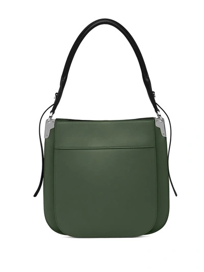 Shop Prada Margit Shoulder Bag In Green