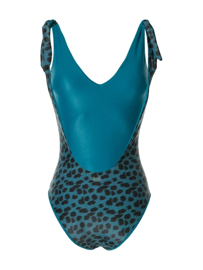 Duskii Océane Reversible Swimsuit In Green