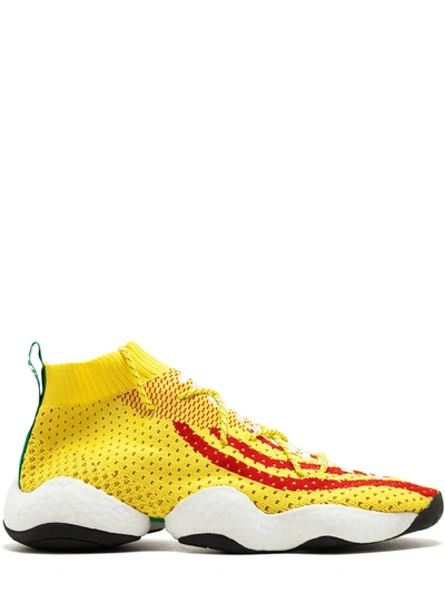 Shop Adidas Originals X Pharell Williams Crazy Byw "ambition" Sneakers In Yellow