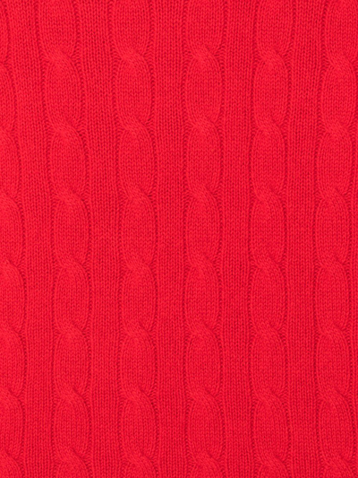 Shop Ralph Lauren Cable-knit Jumper In Red