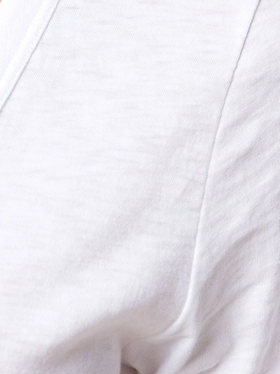 Rag & Bone The Vee Slub Pima Cotton-jersey T-shirt In Bright White