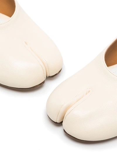 Maison Margiela Tabi Pump Slingbacks Woman White In White