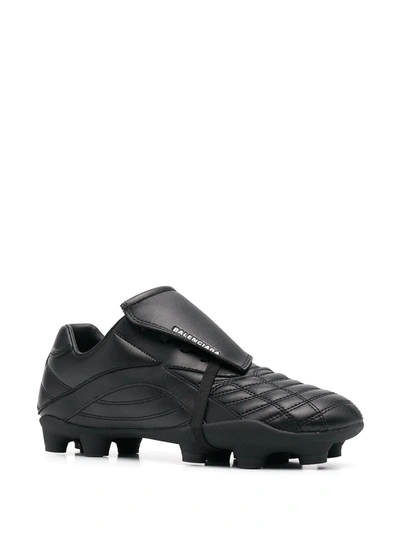 Shop Balenciaga Soccer Low-top Sneakers In Black