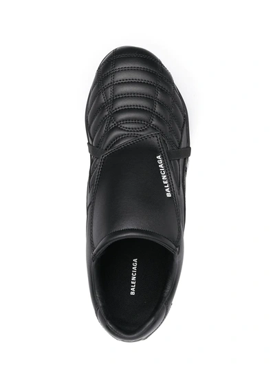 Shop Balenciaga Soccer Low-top Sneakers In Black