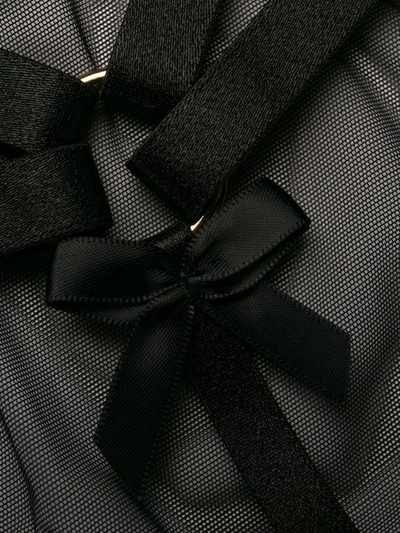 Shop Bordelle Multi-strap Thong In Black