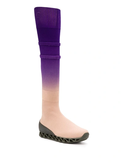Camper Together X Bernhard Willhelm Together Himalayan Sock Boots In Neutrals