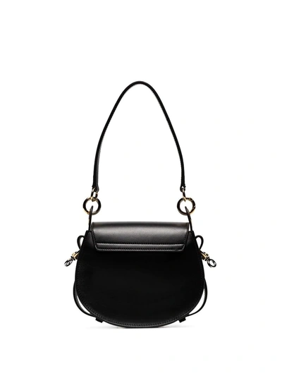 Shop Chloé Small Tess Shoulder Bag In Black