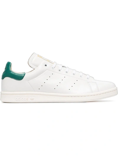 Adidas Originals White And Green Stan Smith Recon Leather Sneakers |  ModeSens