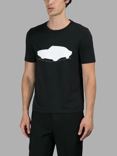 Maison Margiela Shadow-car Graphic Short-sleeve T-shirt, Black