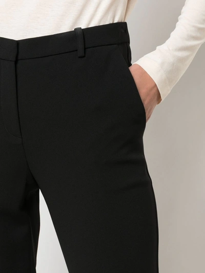 Theory Straight Pant In Good Wool In Black
