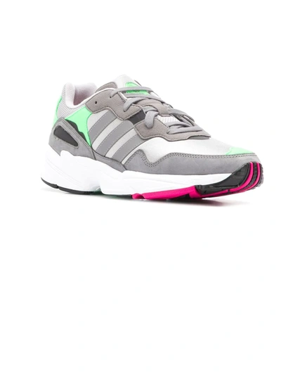 Adidas Originals Yung-96 Leather & Mesh Sneakers In Grey