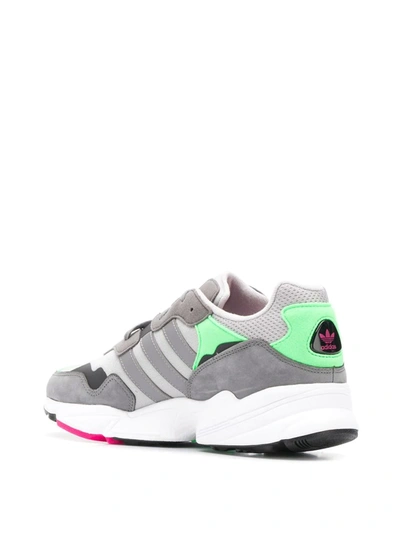 Adidas Originals Yung-96 Leather & Mesh Sneakers In Grey