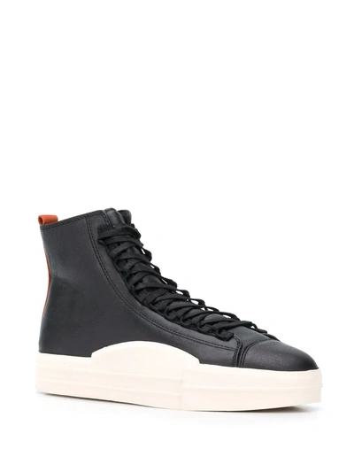 Shop Y-3 Yuben Mid Sneakers In Black