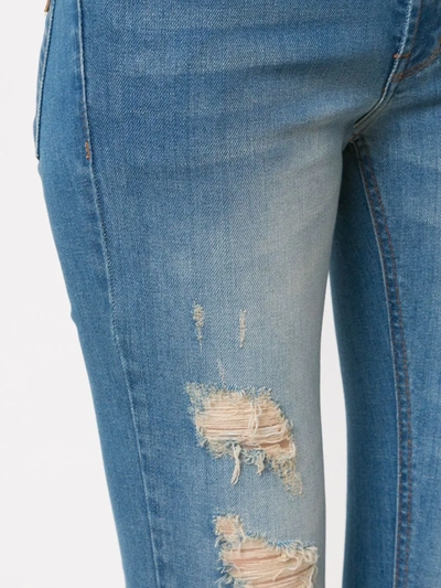 Amapô Rocker Two Skinny Jeans In Blue
