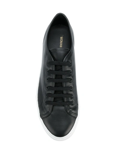 Common Projects Tournament Low Super Leather Sneakers In Black