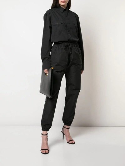 Wardrobe.nyc Release 03 Oversized Cotton-poplin Shirt In Black