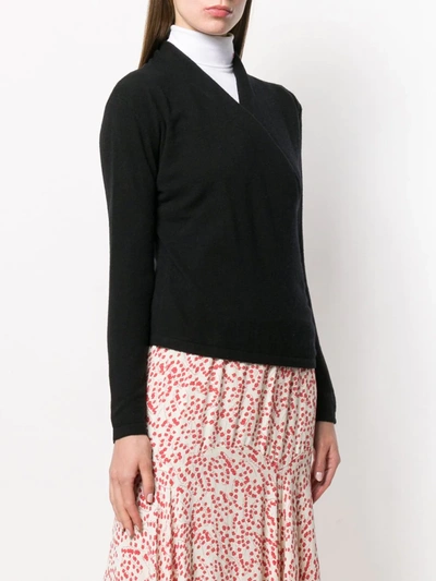 Philo-sofie Wrapped Front Jumper In Black