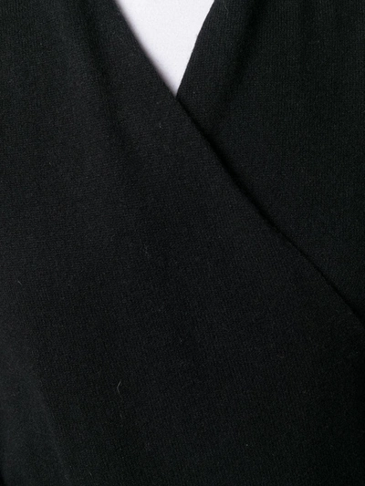 Philo-sofie Wrapped Front Jumper In Black
