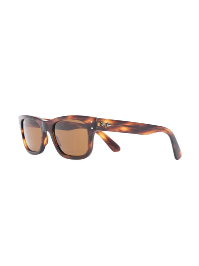 Ray Ban Mr Burbank Rectangular-frame Sunglasses In Schwarz