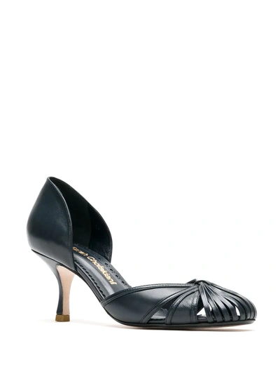 Sarah Chofakian Sarah Leather Pumps In Black