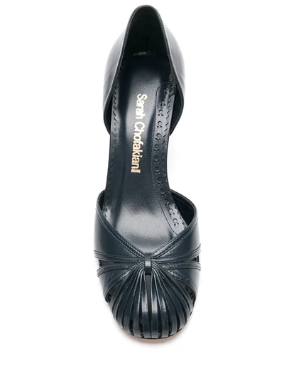 Sarah Chofakian Sarah Leather Pumps In Black