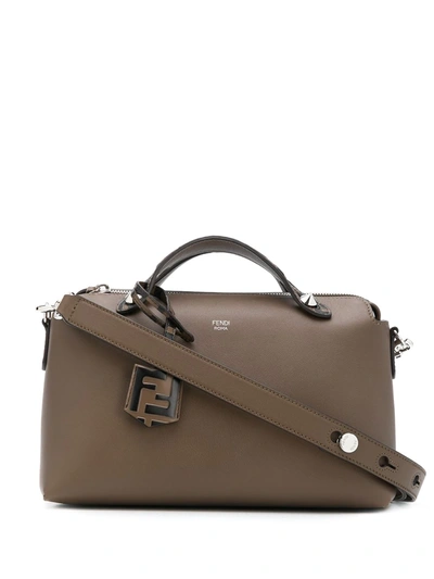 Shop Fendi Medium By The Way Shoulder Bag In Brown