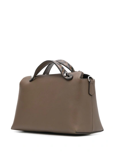 Shop Fendi Medium By The Way Shoulder Bag In Brown