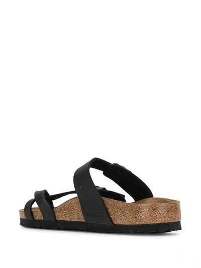 Birkenstock Womens Black Mayari Cross Strap Sandal 4 In Black