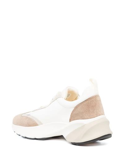 Tory Burch Sneakers Fortune Nylon Suede Leather In White