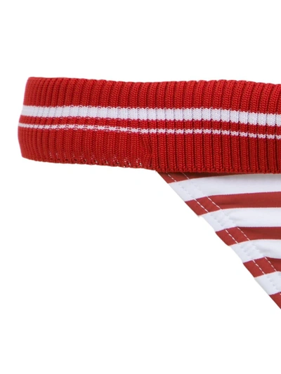 Amir Slama Printed Halterneck Bikini Set In Red