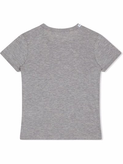 Shop Dolce & Gabbana Short-sleeve Cotton T-shirt In Grey