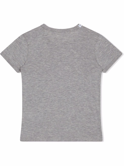 Dolce & Gabbana Short-sleeve Cotton T-shirt In Grey