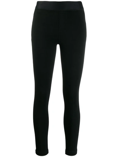 Shop J Brand Denim-style Leggings In Black