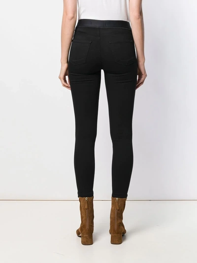 Shop J Brand Denim-style Leggings In Black